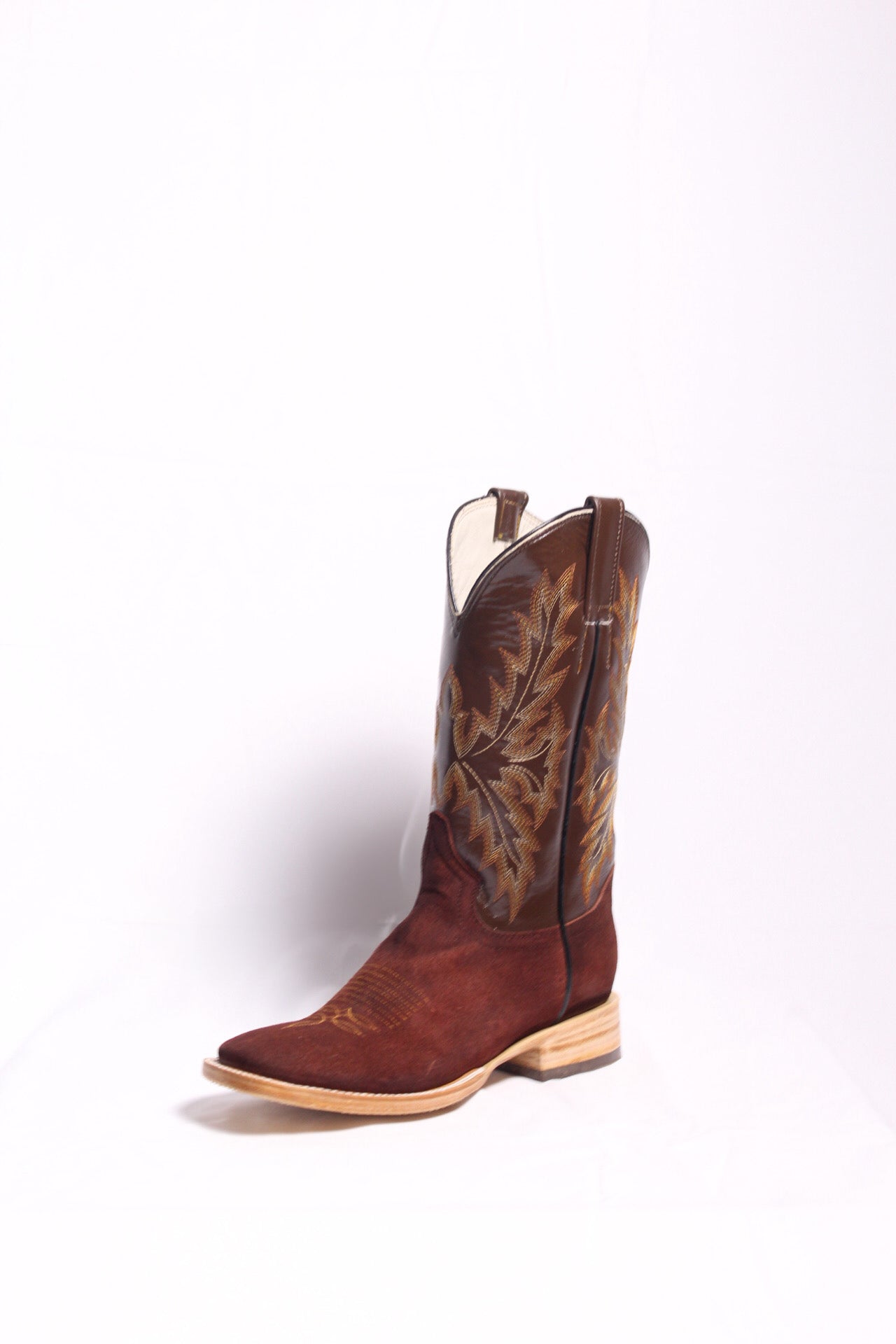 Maroon Suede Boots