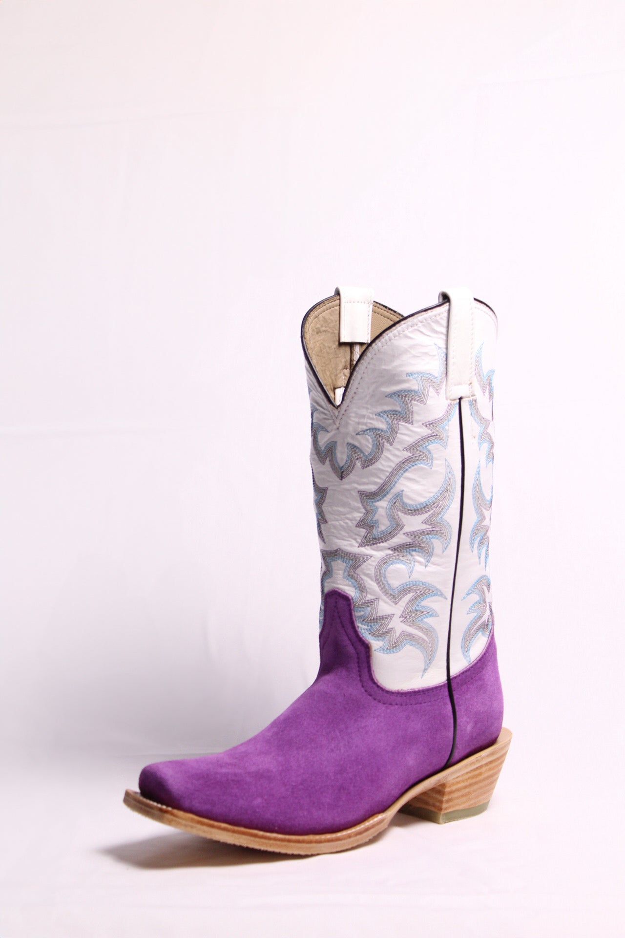 Lilac Suede Boots