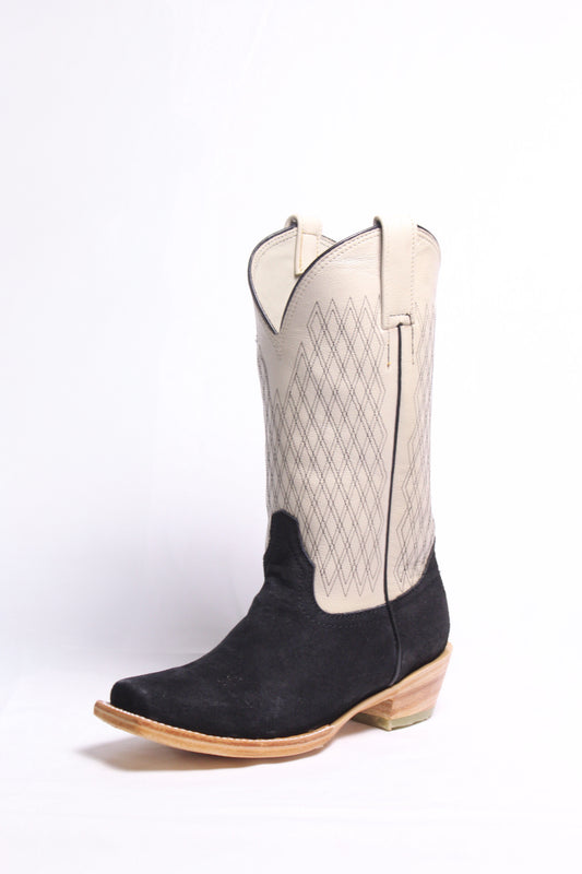 Black Suede Women's Boots