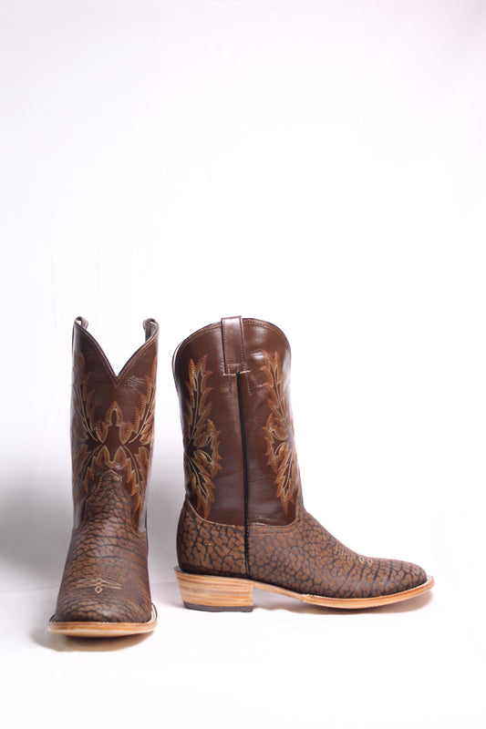 Brown Bull Hide Boots