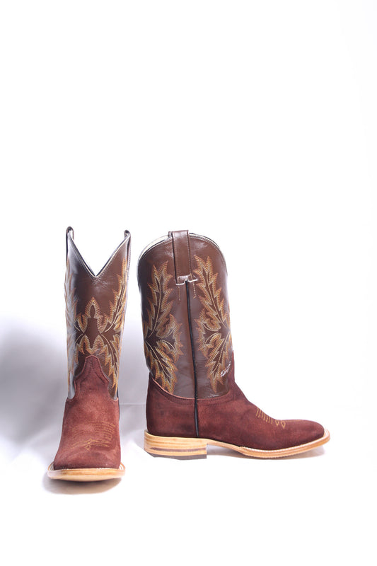 Maroon Suede Boots